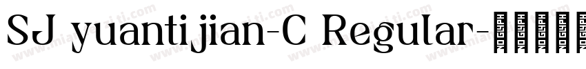 SJ yuantijian-C Regular字体转换
